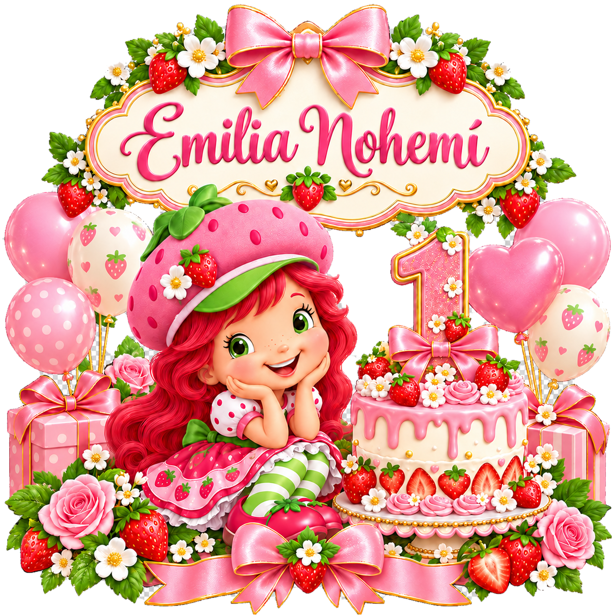 Emilia Nohemí · Bautizo y Primer Año